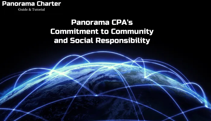 Panorama CPA's Commitment to Community and Social Responsibility